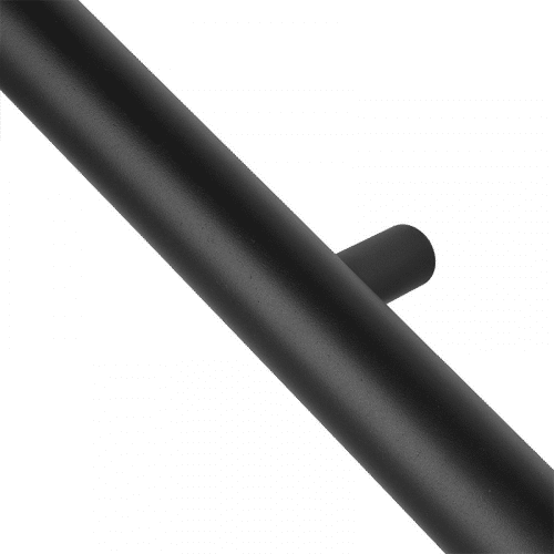Trapleuning Blind Zwart Rond 45 Mm